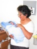 Grandmother Lea with new arrival
