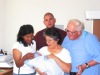 Two grandmothers and Grandfather with Dad and Perrycito