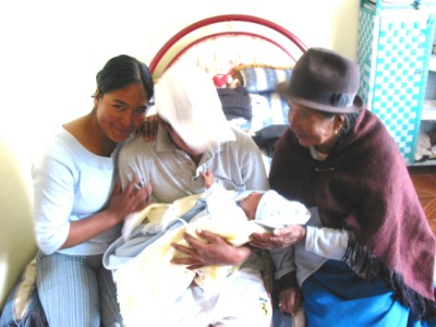 Perry Andrew with Aunt & Great Grandmother