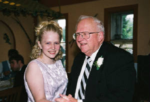 Great Grandaughter Rachel with James P. Wesberry, 
